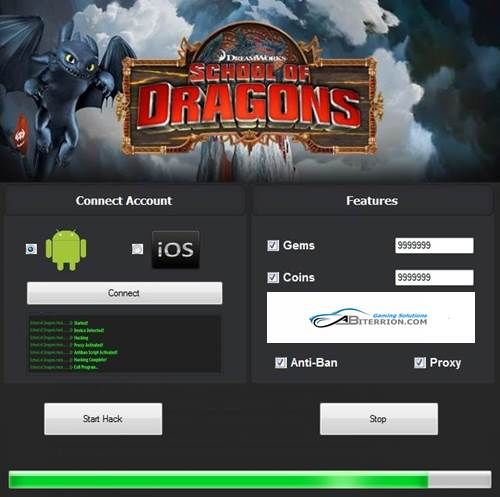 school of dragons hack tool 2018 no survey free download